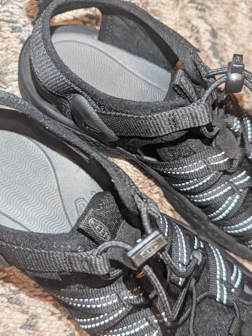 KEEN Woman's' Black Outdoor Sandals - Picture 5 of 6
